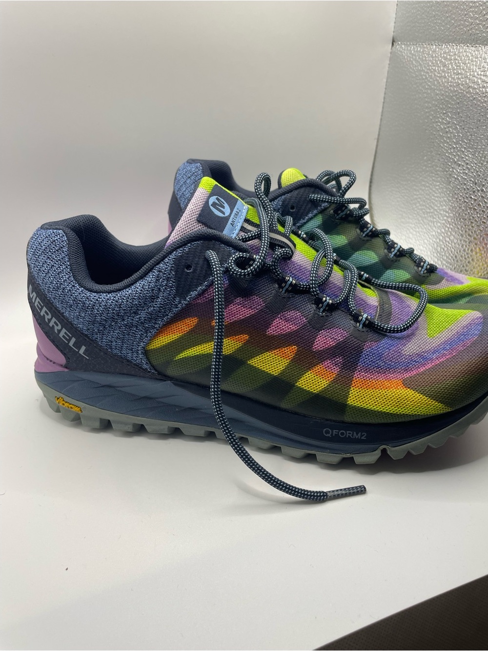 Merrell Antora 2 trail rainbow running shoe